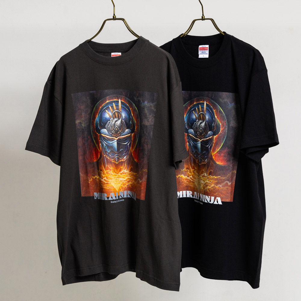 Tシャツ 「未来忍者」ブラック