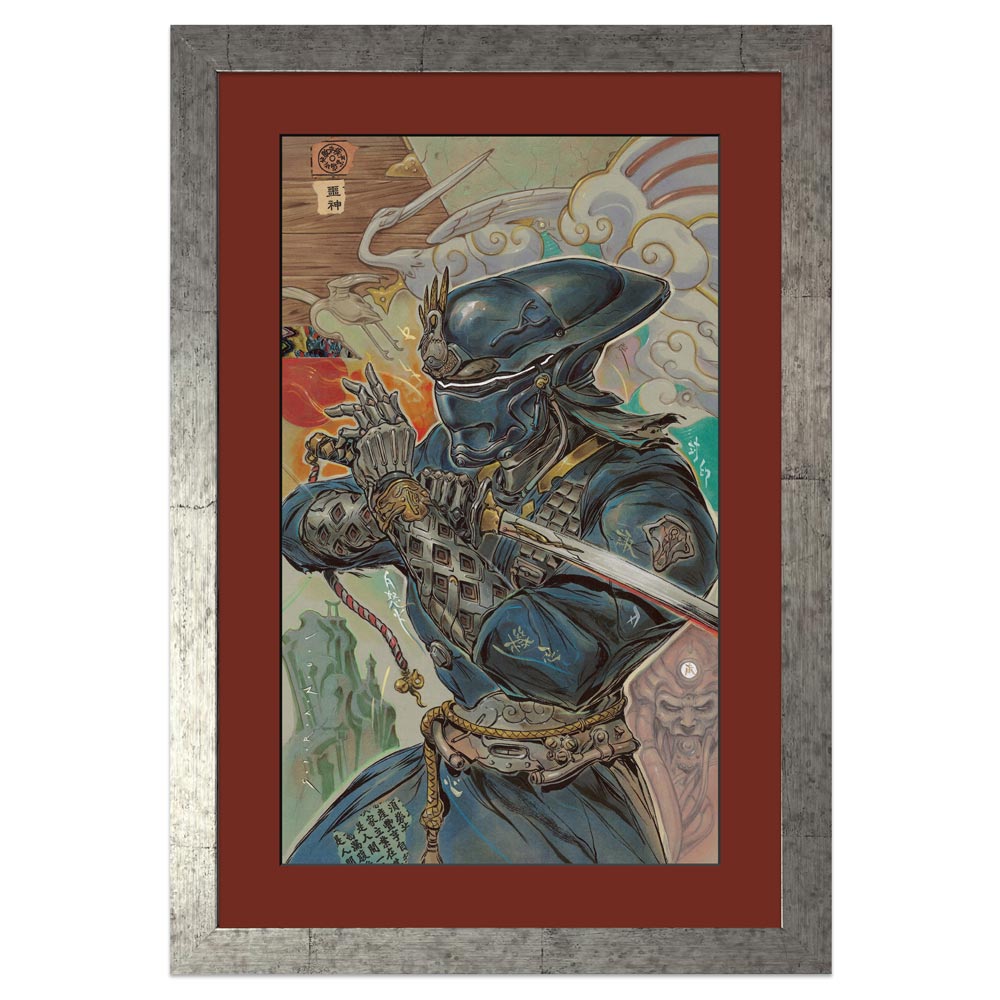 直筆サイン入り複製原画【未来忍者 慶雲機忍外伝B】